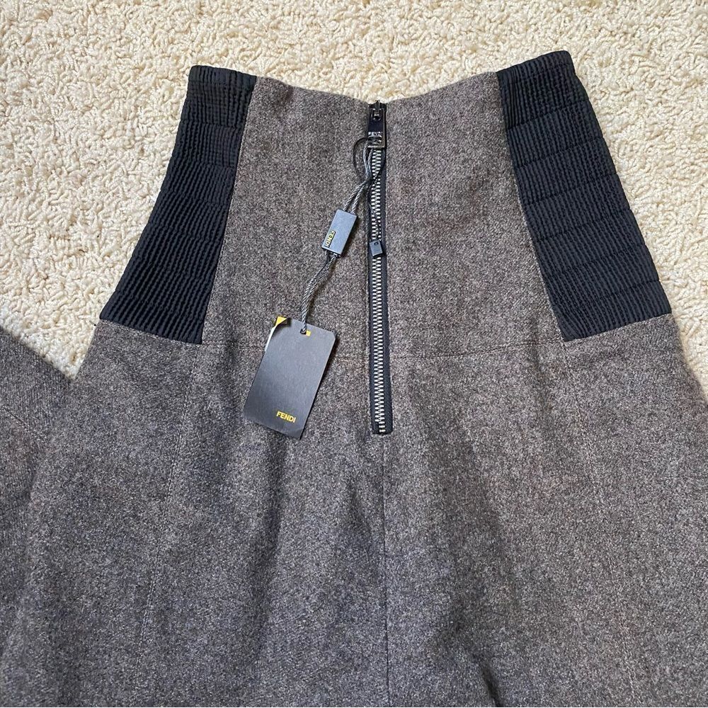 Fendi Ski Trousers Women size 40 / US 4 new with tags brown black - Picture 9 of 13